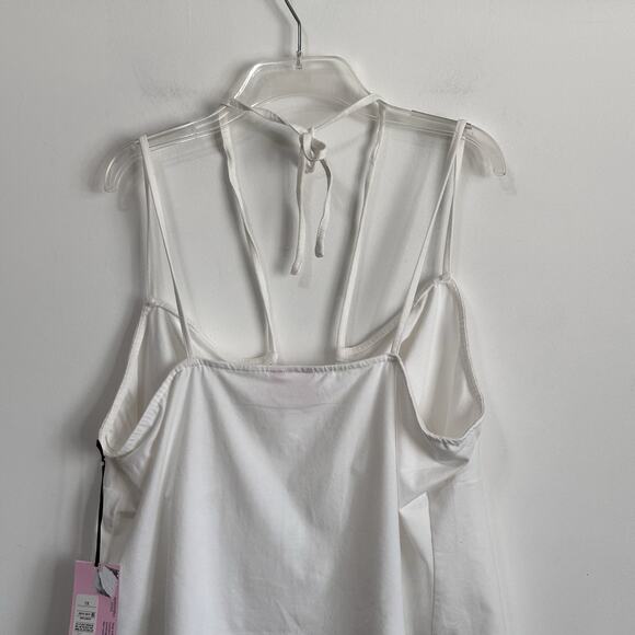 Future Collective Target Halter Tank Top 1X Plus White Summer Festival Strap NEW - Picture 8 of 12